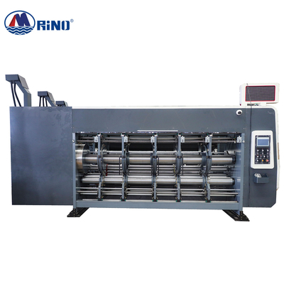 Carton Box 2 / 3 Color Flexo Printing Machine Servo Pressure Free