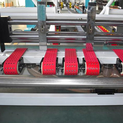 RINO 17KW Automatic Folder Gluer Stitcher Machine , 7ply Carton Folding Gluing Machine